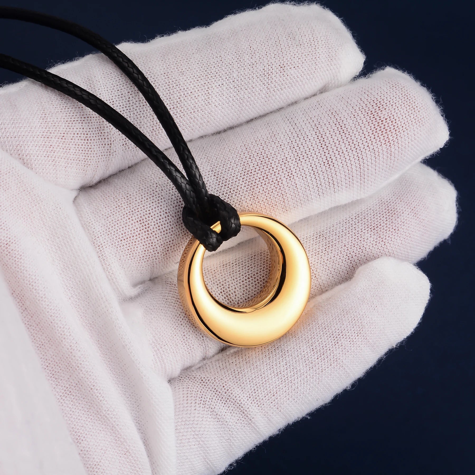 Eternity Circle of Life Stainless Steel Cremation Jewelry Urn Necklace Ash Keepsake Urn Pendant Necklace